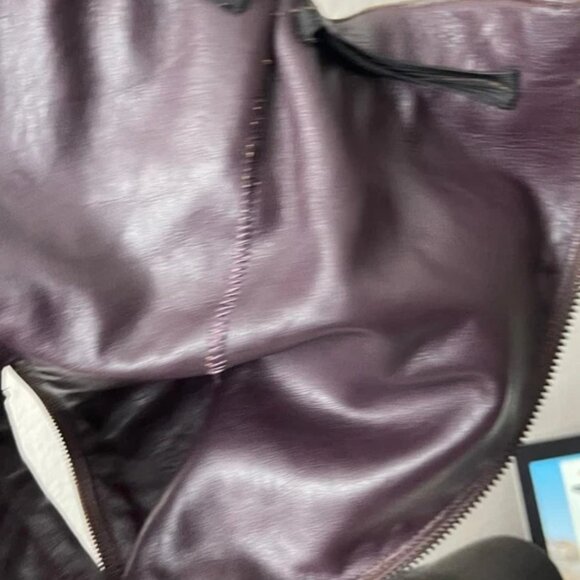 MOMA Avantgarde Brown Western High Boot Biker Motorcycle Zip Womens 9.5 US/40 EU - Picture 7 of 13